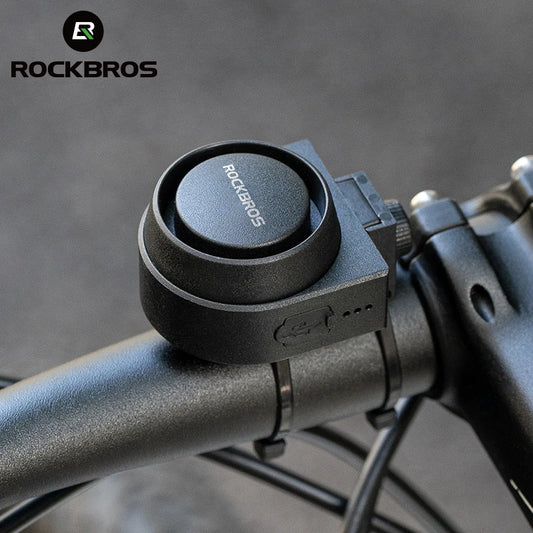 ROCKBROS Bicycle Anti Theft Electric Horn/Bell Wireless Remote Control IPX5 Bike Hidden Installation Bicycle Accessory